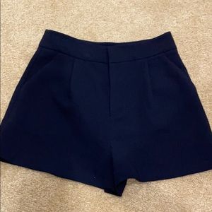 Navy dress shorts